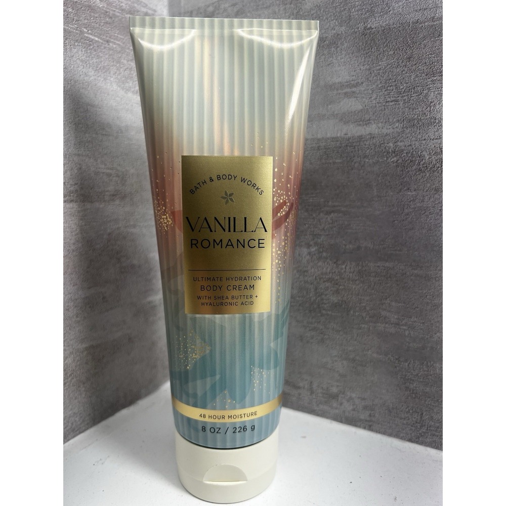 BATH & BODY WORKS VANILLA ROMANCE ULTIMATE HYDRATION WOMEN BODY CREAM 8 OZ